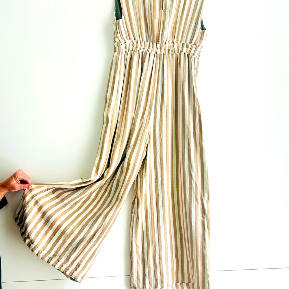Anthropologie The Odells REVERSIBLE Striped Jumpsuit. sz S - Picture 6 of 6